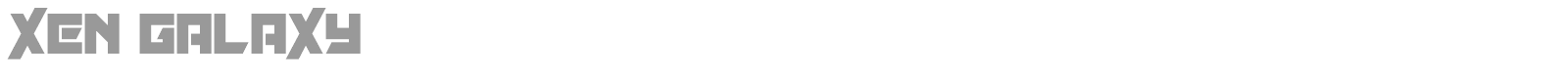 Xen Galaxy font preview